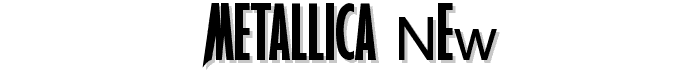 MetallicA NEW font